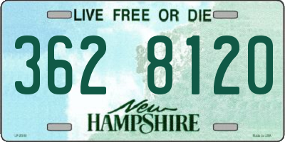 NH license plate 3628120