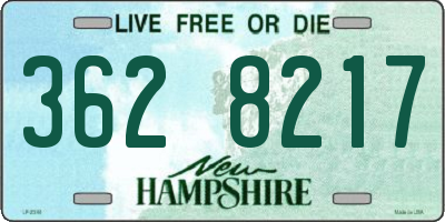 NH license plate 3628217