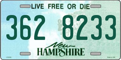 NH license plate 3628233
