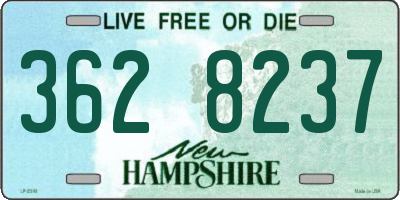 NH license plate 3628237