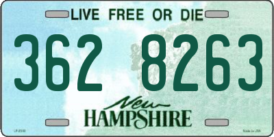 NH license plate 3628263