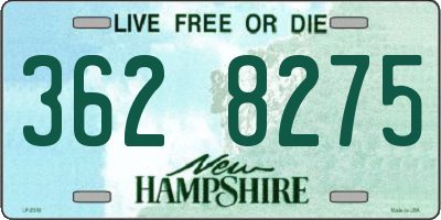 NH license plate 3628275