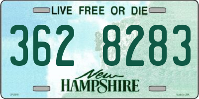 NH license plate 3628283
