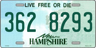 NH license plate 3628293
