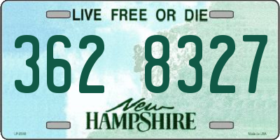 NH license plate 3628327