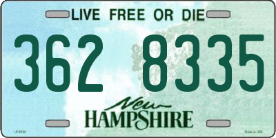 NH license plate 3628335
