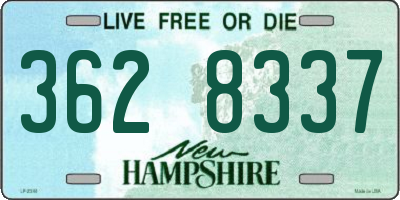 NH license plate 3628337