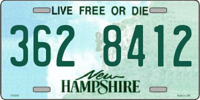 NH license plate 3628412