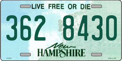 NH license plate 3628430