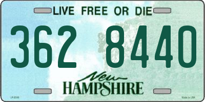 NH license plate 3628440