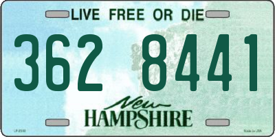 NH license plate 3628441