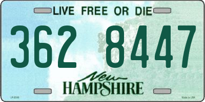 NH license plate 3628447