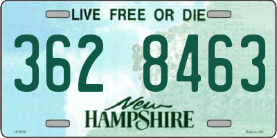 NH license plate 3628463