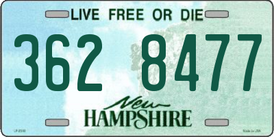 NH license plate 3628477