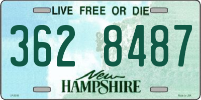 NH license plate 3628487