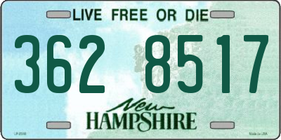 NH license plate 3628517