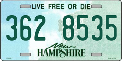 NH license plate 3628535