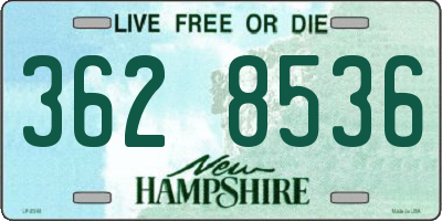 NH license plate 3628536
