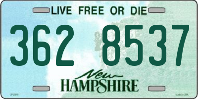 NH license plate 3628537