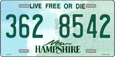 NH license plate 3628542