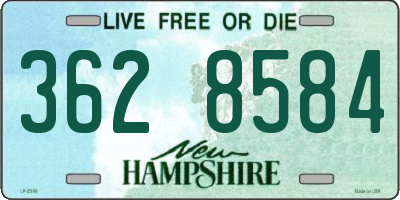 NH license plate 3628584