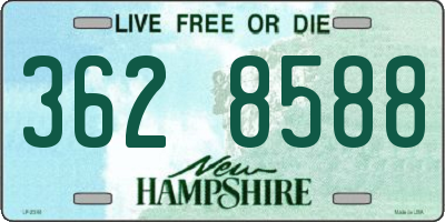 NH license plate 3628588