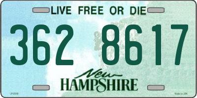 NH license plate 3628617