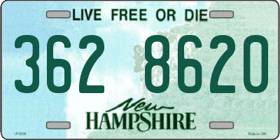 NH license plate 3628620