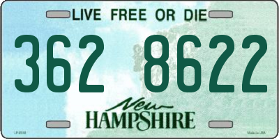 NH license plate 3628622