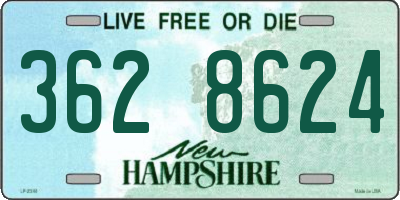 NH license plate 3628624