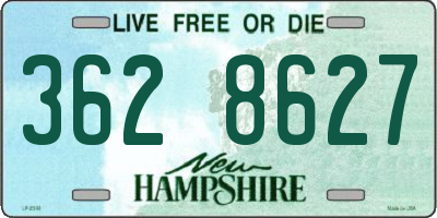 NH license plate 3628627