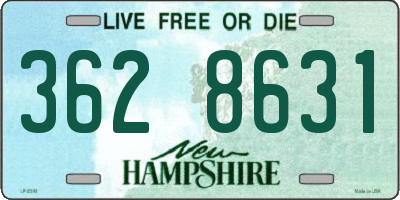 NH license plate 3628631