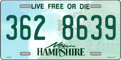 NH license plate 3628639
