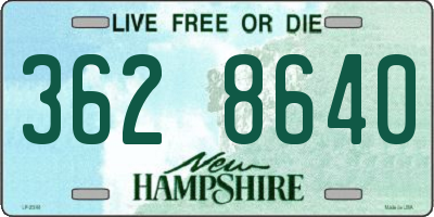 NH license plate 3628640