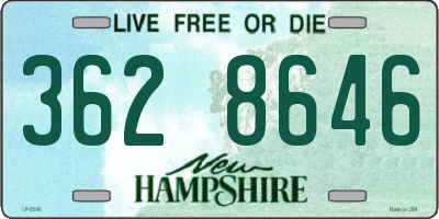 NH license plate 3628646