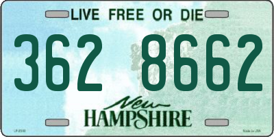 NH license plate 3628662