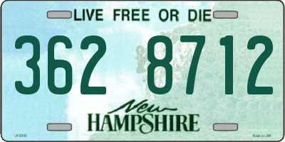 NH license plate 3628712