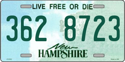 NH license plate 3628723