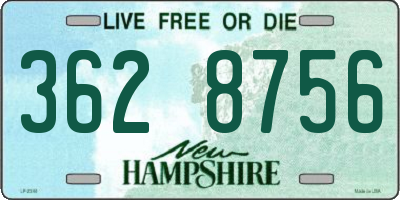 NH license plate 3628756