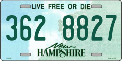 NH license plate 3628827