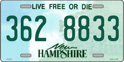 NH license plate 3628833