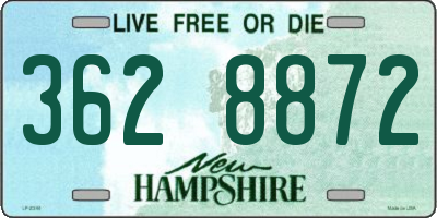 NH license plate 3628872