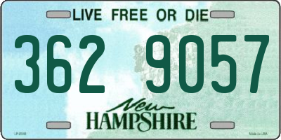 NH license plate 3629057