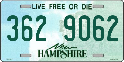 NH license plate 3629062