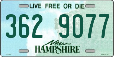 NH license plate 3629077