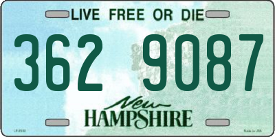 NH license plate 3629087