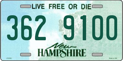 NH license plate 3629100
