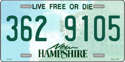 NH license plate 3629105