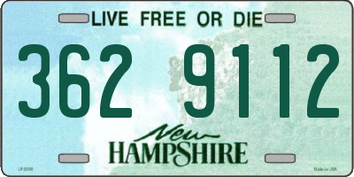 NH license plate 3629112
