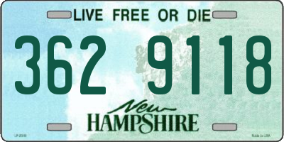 NH license plate 3629118
